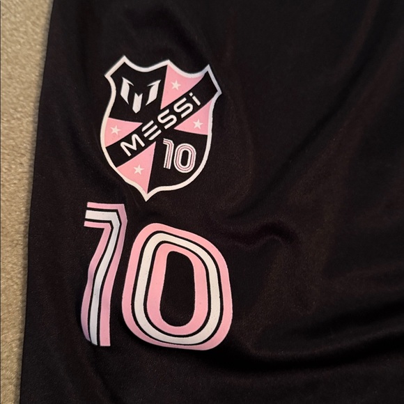 Kids Black Shirt Soccer Messi - Picture 2 of 3